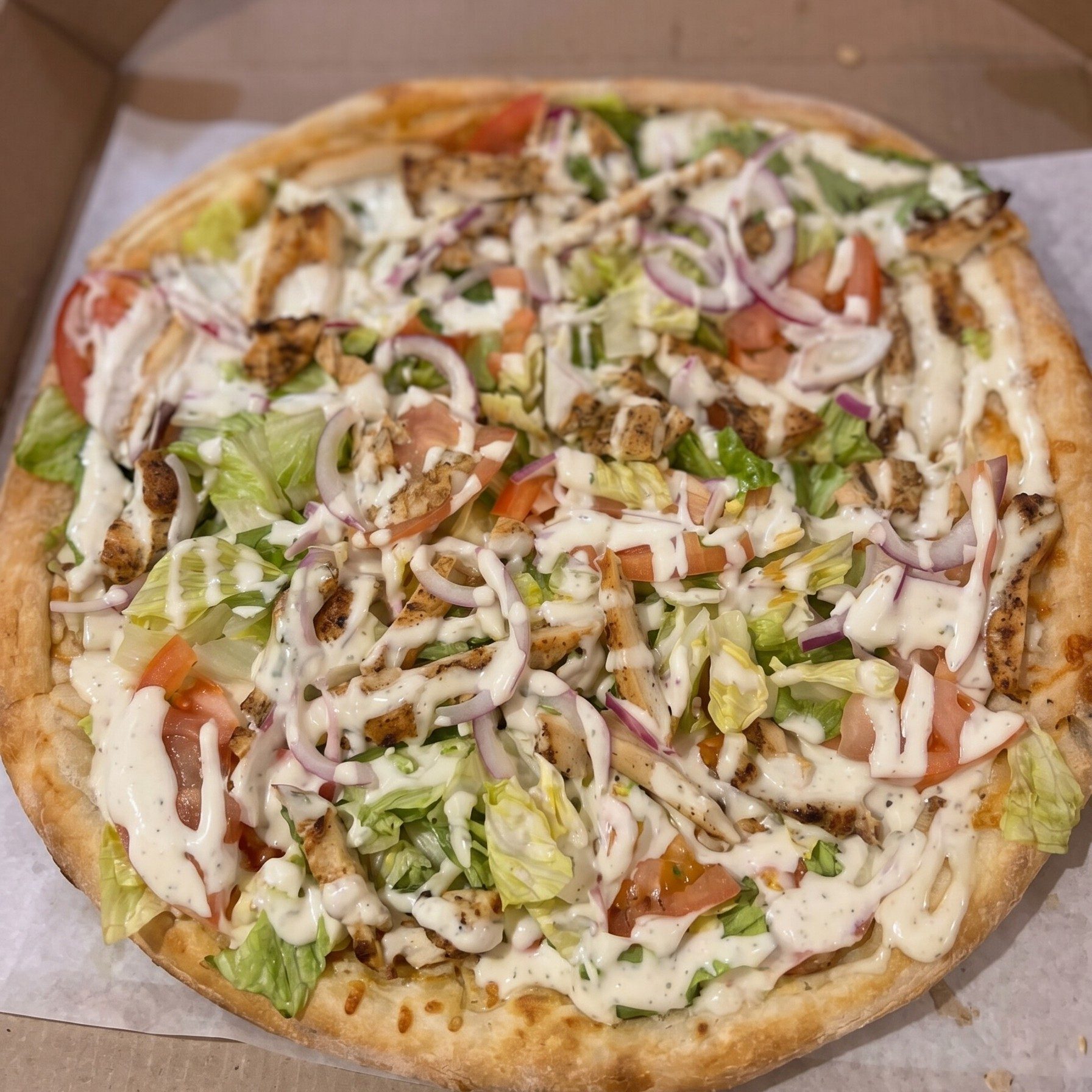 BLT Pizza.