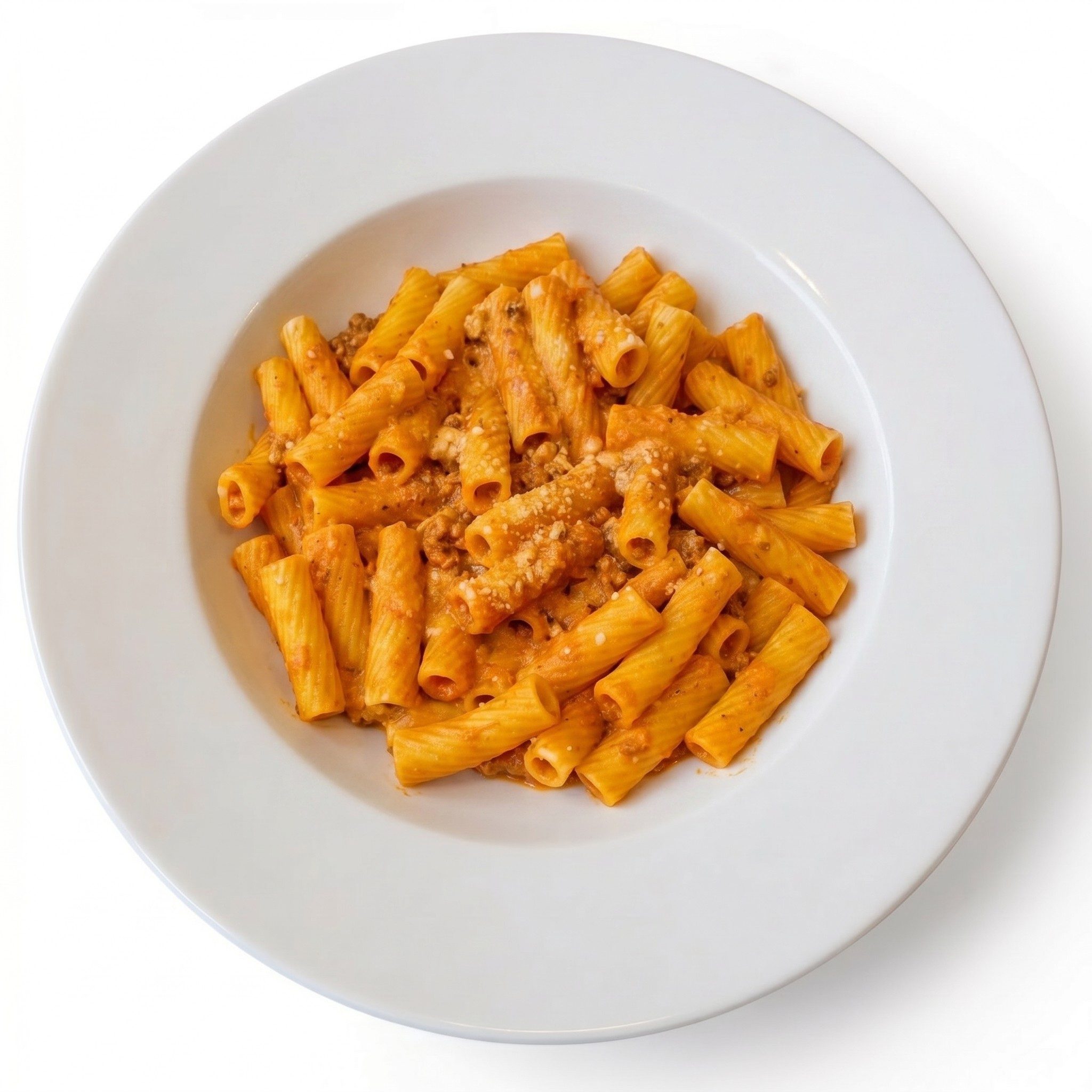 Rigatoni Bolognese.