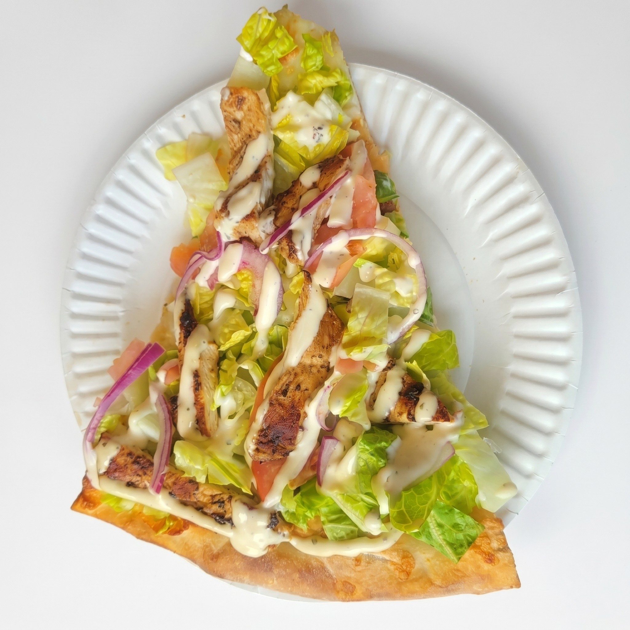 BLT Pizza Slice.