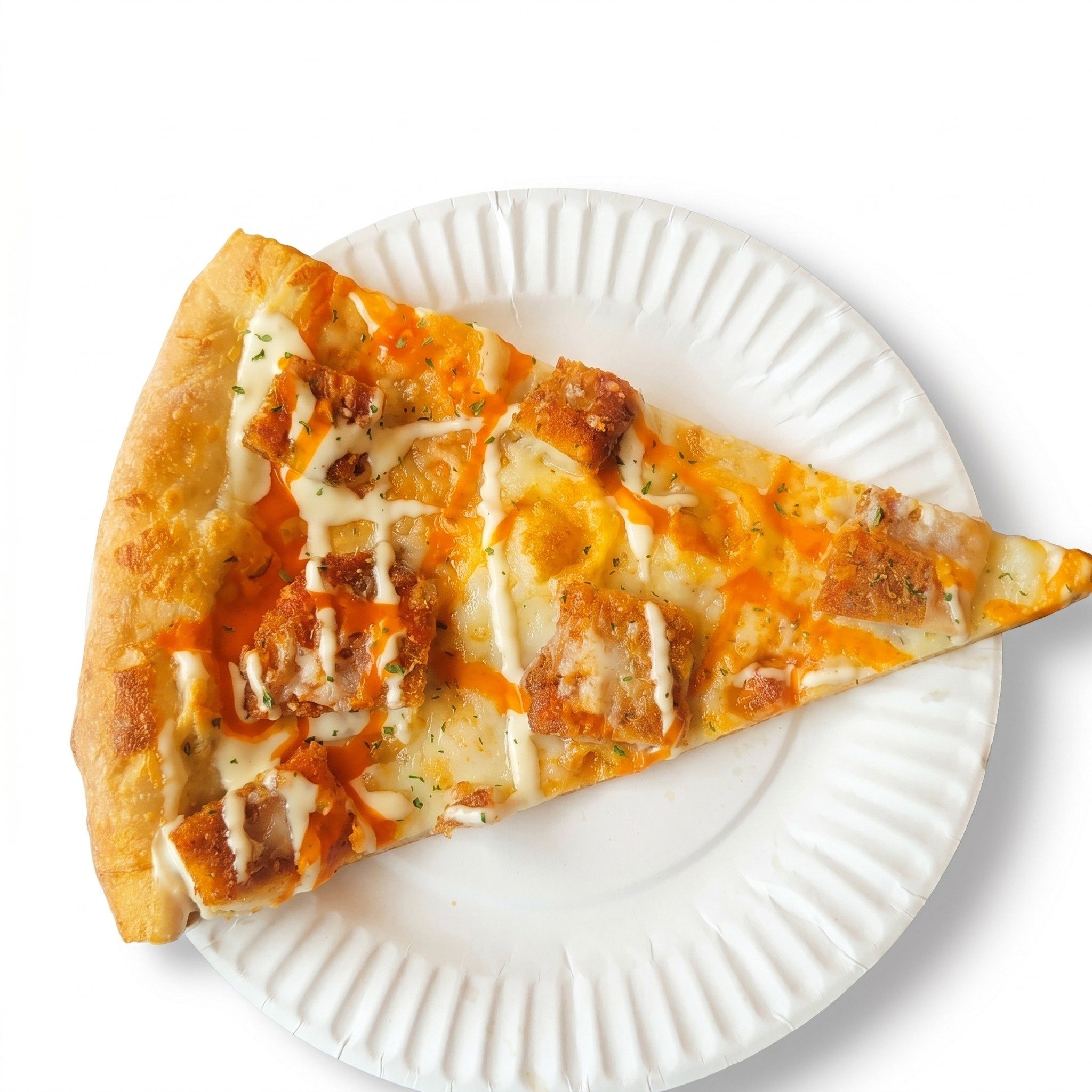 Buffalo Chicken Pizza Slice.