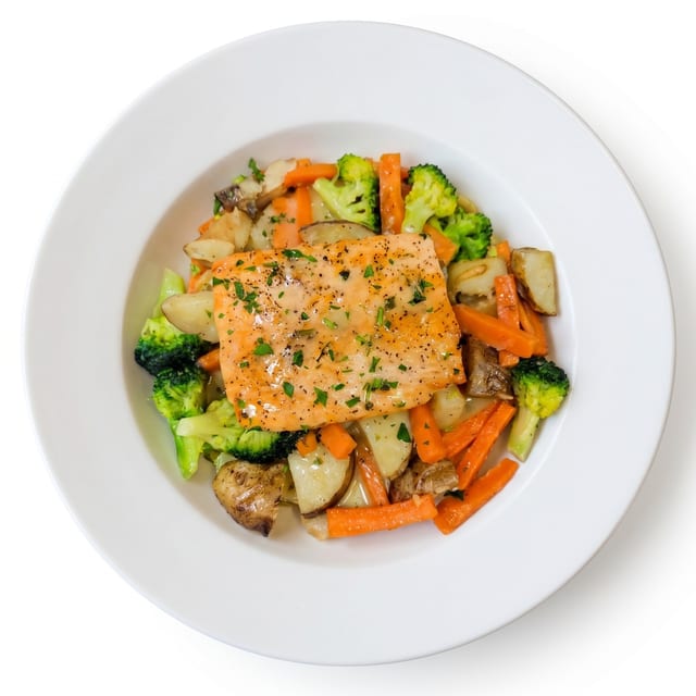 Baked Salmon Lemon.