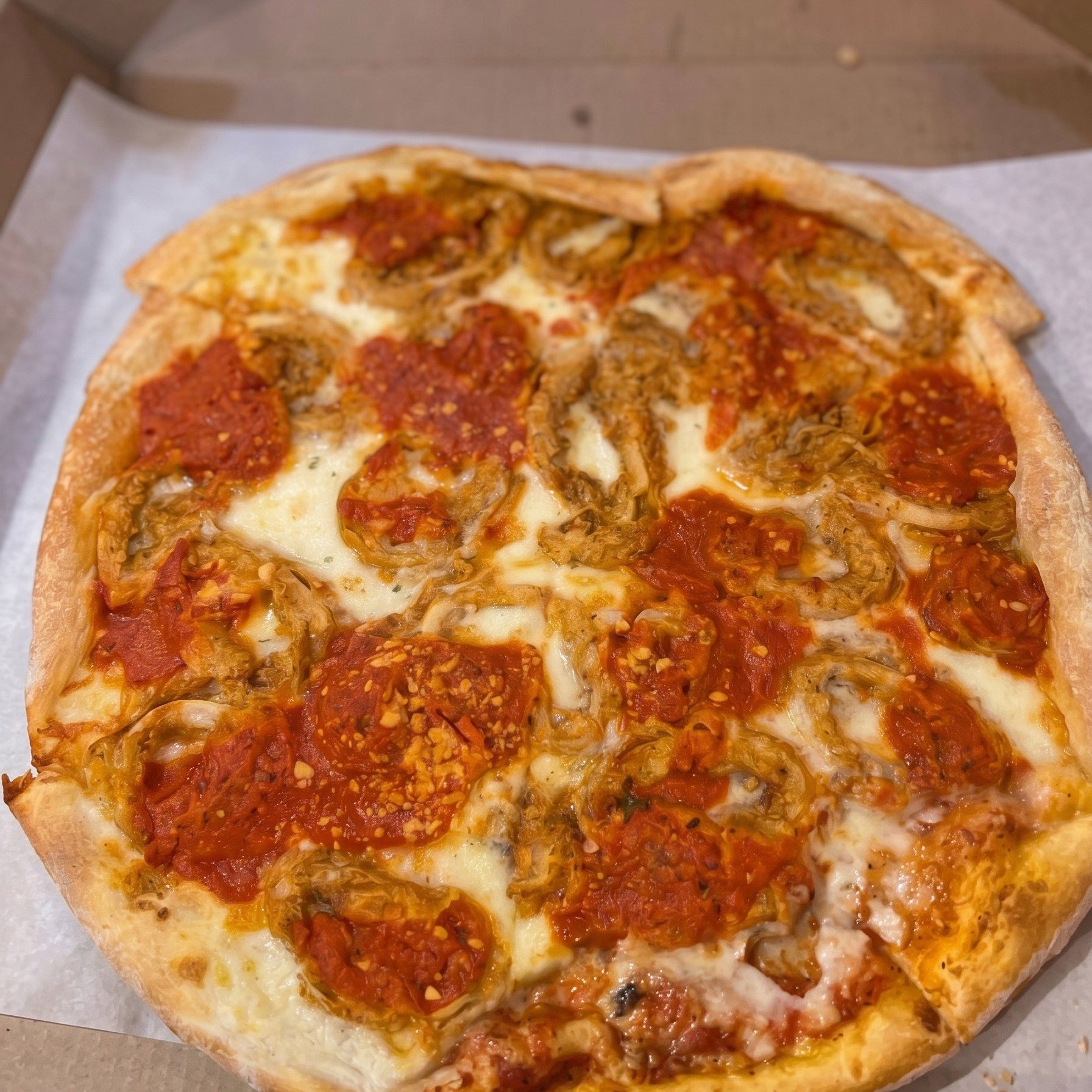 Calamari Pizza.